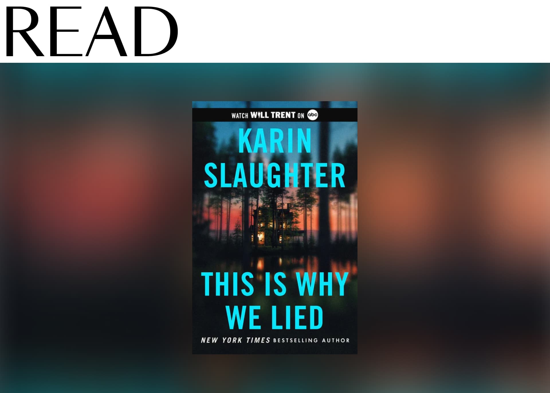 READ "This Is Why We Lied" by Karin Slaughter
