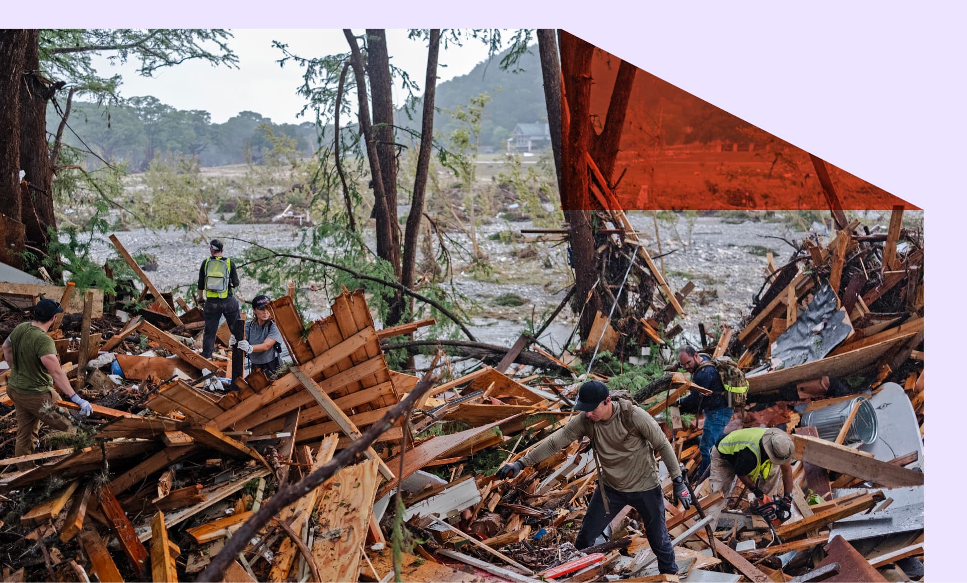 Devestation after Texas floods