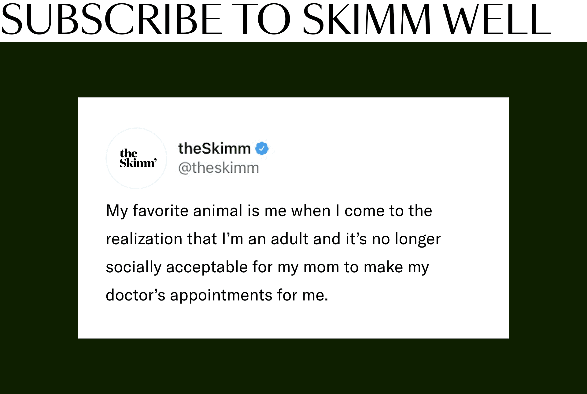 subscribe to skimm well