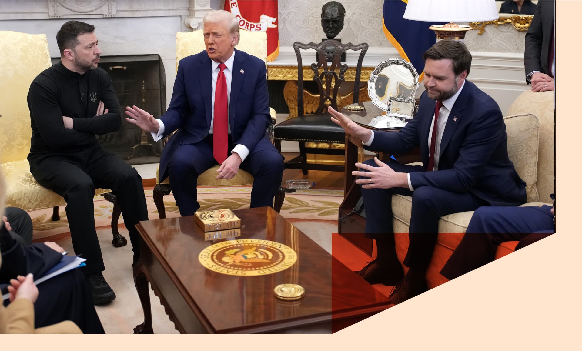 Trump, Vance, and Zelenskyy meet in the White House