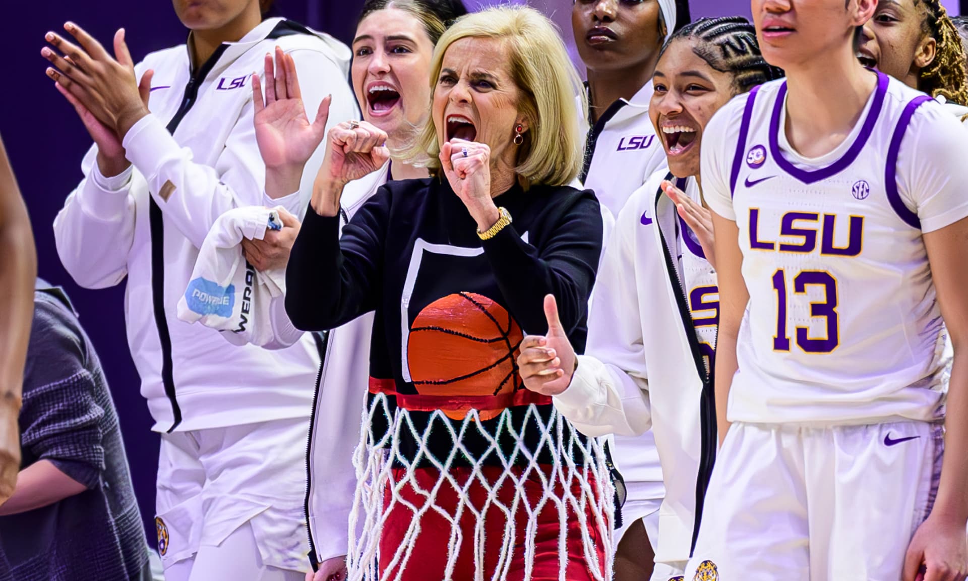Head coach Kim Mulkey