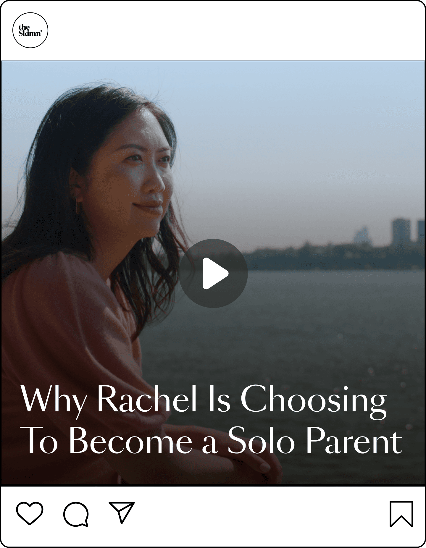 why rachel is choosing to become solo parent