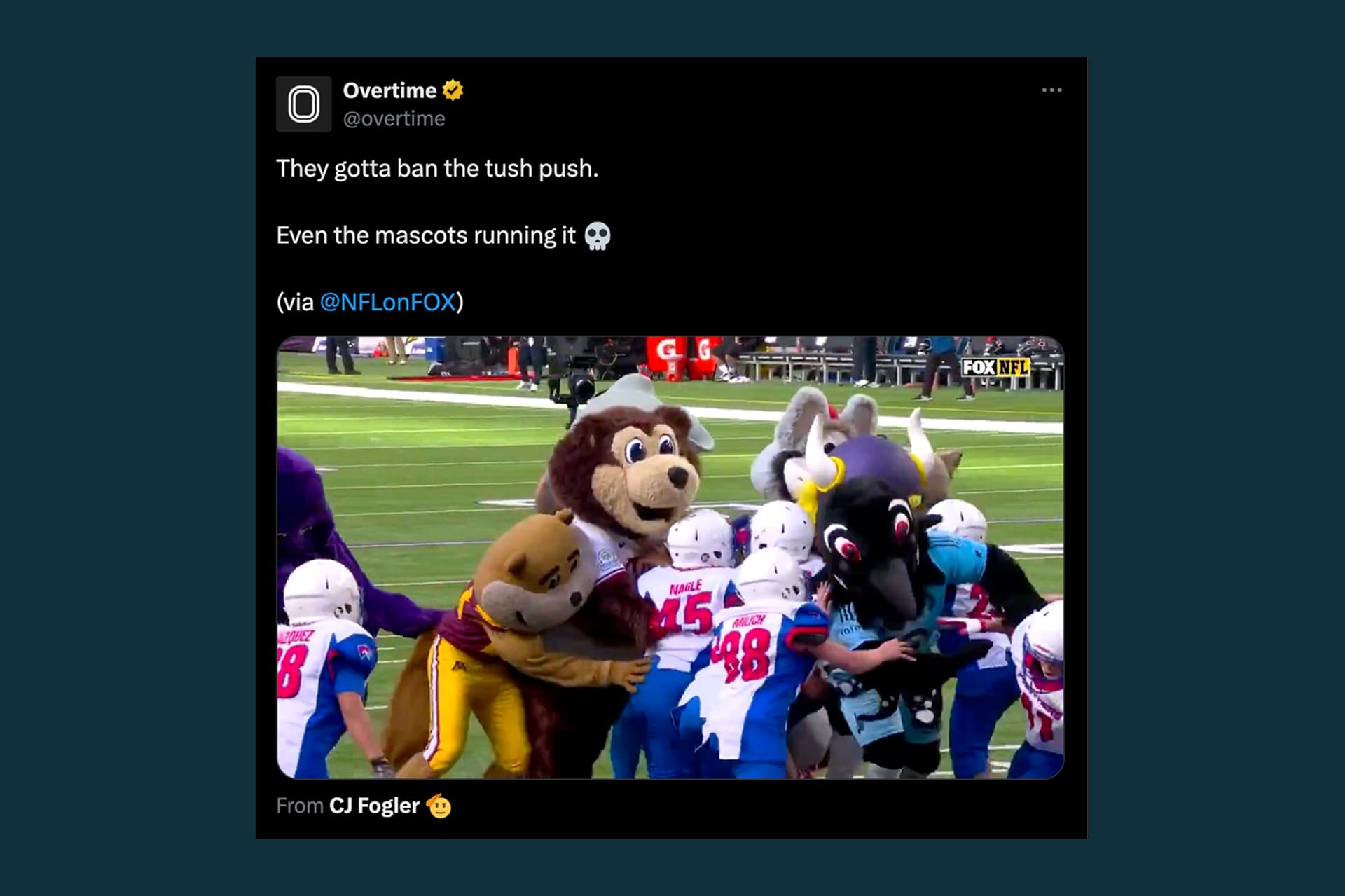 Mascot Tush Push screenshot