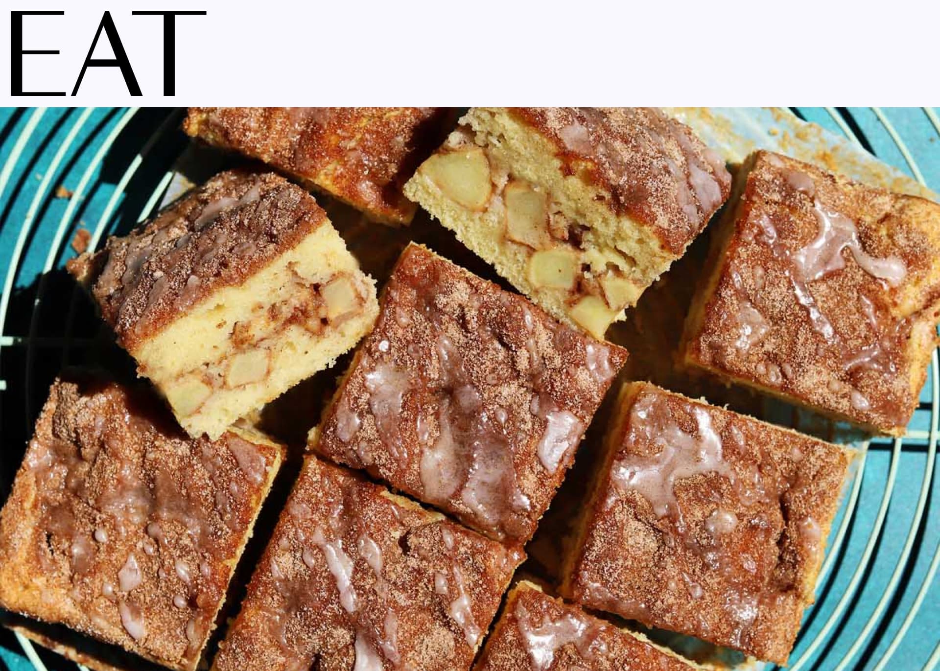 Eat: Cinnamon Apple Fritter Cake