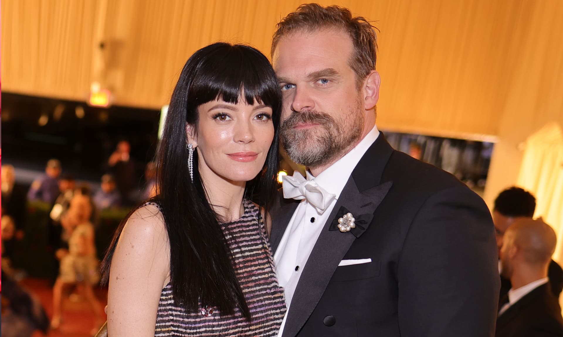 Lily Allen and David Harbour