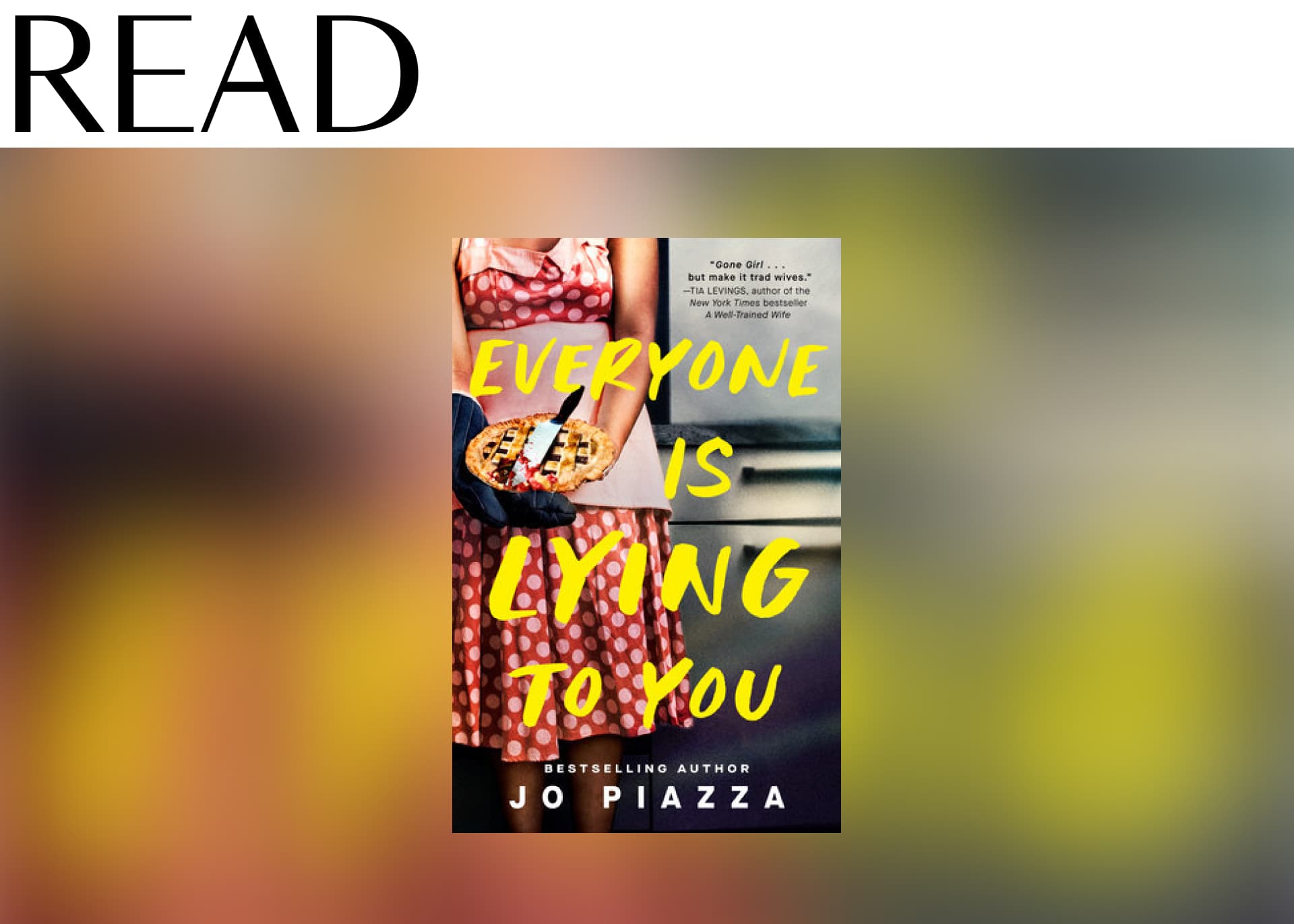 Everyone Is Lying to You by Jo Piazza