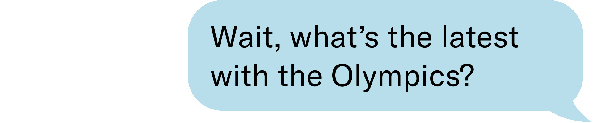 wait, what's the latest with the olympics?