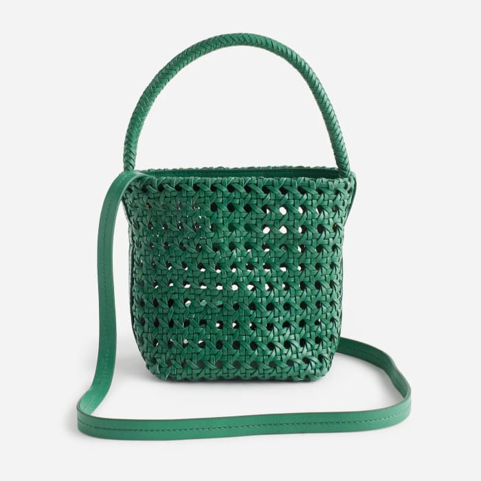 Madewell Handwoven Cane Mini Bag